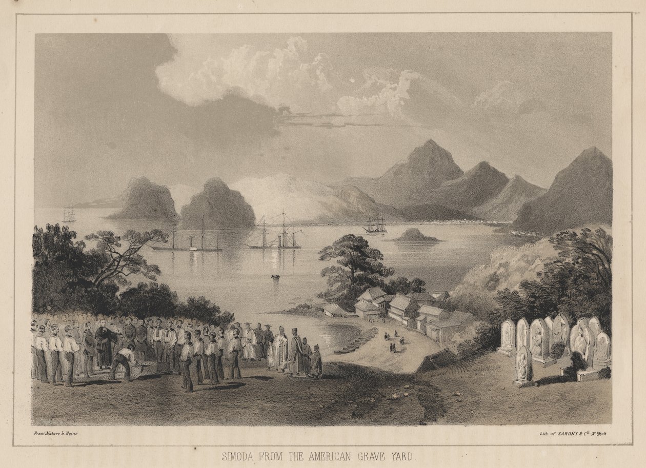 来自美国墓地的西蒙达，1885年 作者 威廉·约瑟夫·海涅