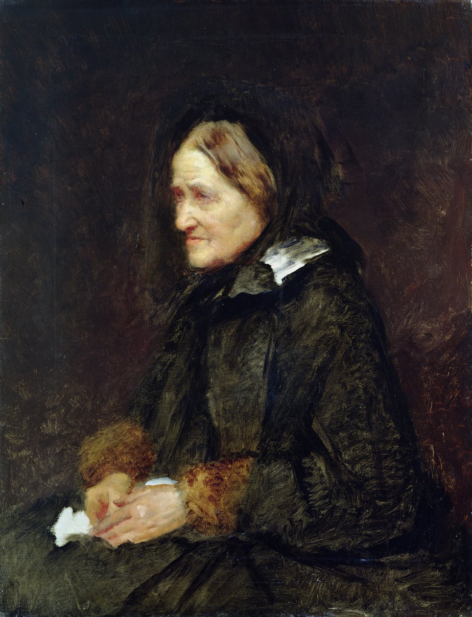 Helene Leibl，艺术家阿姨，1867年 作者 威廉·玛丽亚·胡贝图斯·莱布尔