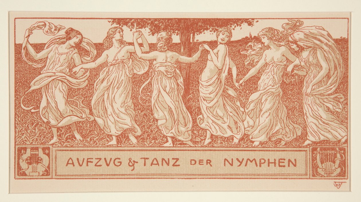 Aufzug und Tanz der Nymphen（仙女的游行和舞蹈） 作者 威廉·沃尔兹