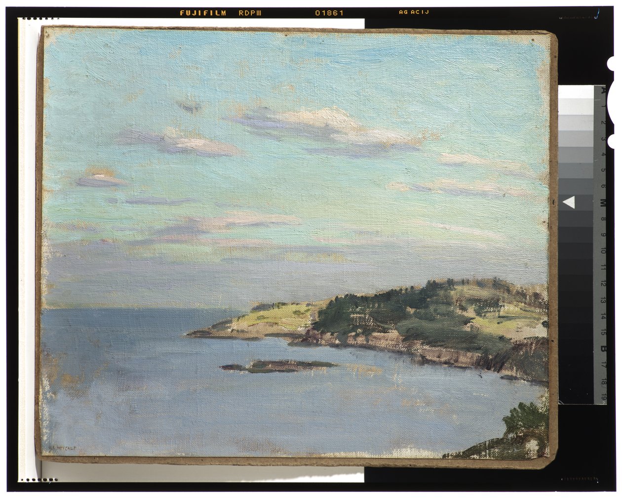 海洋素描，1908年 作者 威拉德·勒罗伊·梅特卡夫