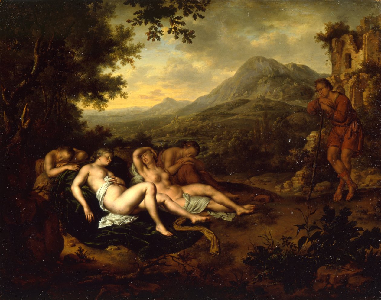 Cimon和IphigeniaPanel 作者 威廉·范·米耶里斯（Willem Van Mieris）
