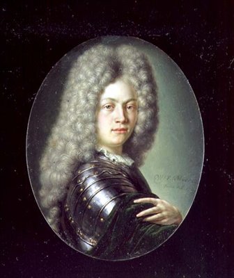 1705年奥尔蒙德公爵詹姆斯巴特勒的肖像（白银上油） 作者 威廉·范·米耶里斯（Willem Van Mieris）