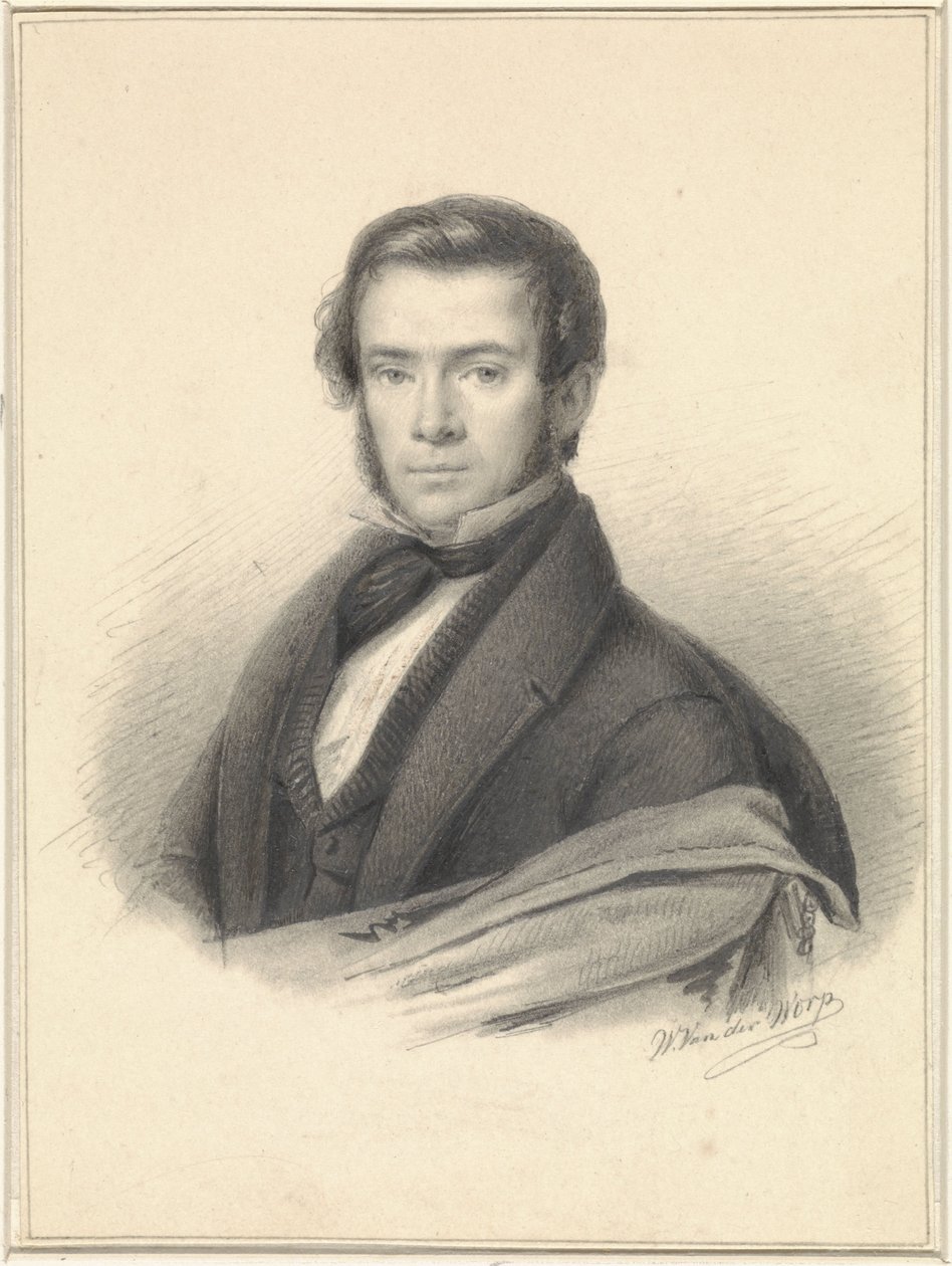 Willem van der Worp的George Gillis Haanen，Gilles的肖像。由国立博物馆提供的扫描。估计日期 作者 威廉·范德·沃尔普