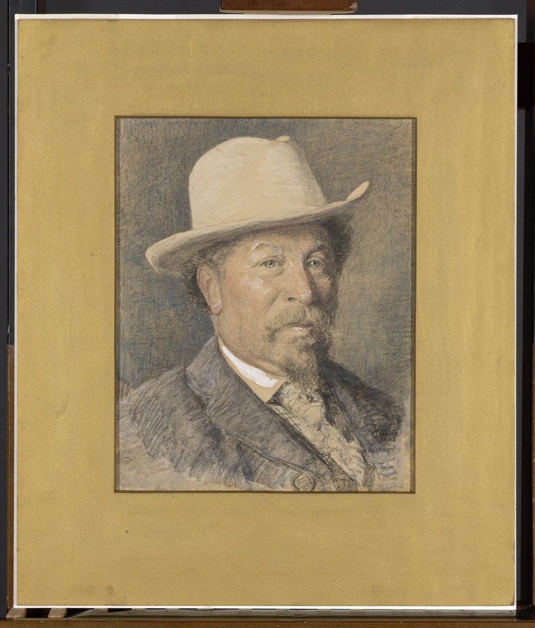 画家 Gerardus Johannes Roermeester（1844-1936）的肖像 作者 威廉·巴斯蒂安·图伦
