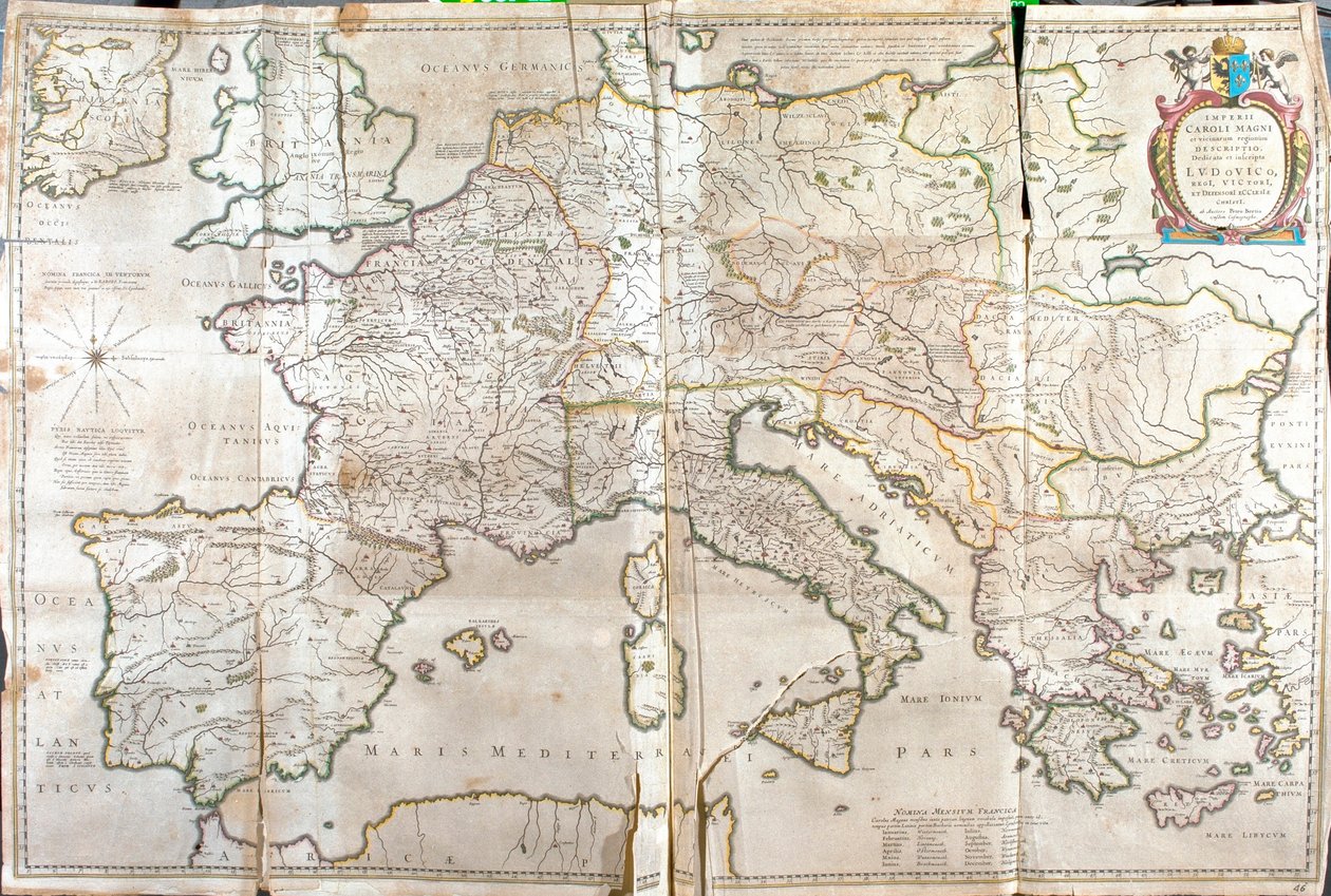 欧洲和西亚，载于威廉-布劳（Willem Blaeu）撰写的 "Theatrum Orbis Terrarum, sive Atlas Novus"，阿姆斯特丹 作者 威廉·布劳