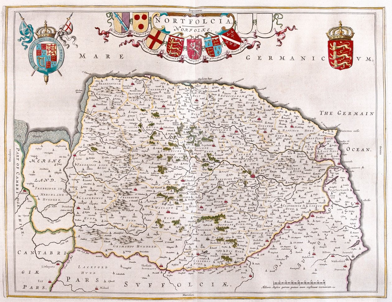 北福克，阿姆斯特丹 Willem Blaeu 的 "Theatrum Orbis Terrarum, sive Atlas Novus "中 作者 威廉·布劳