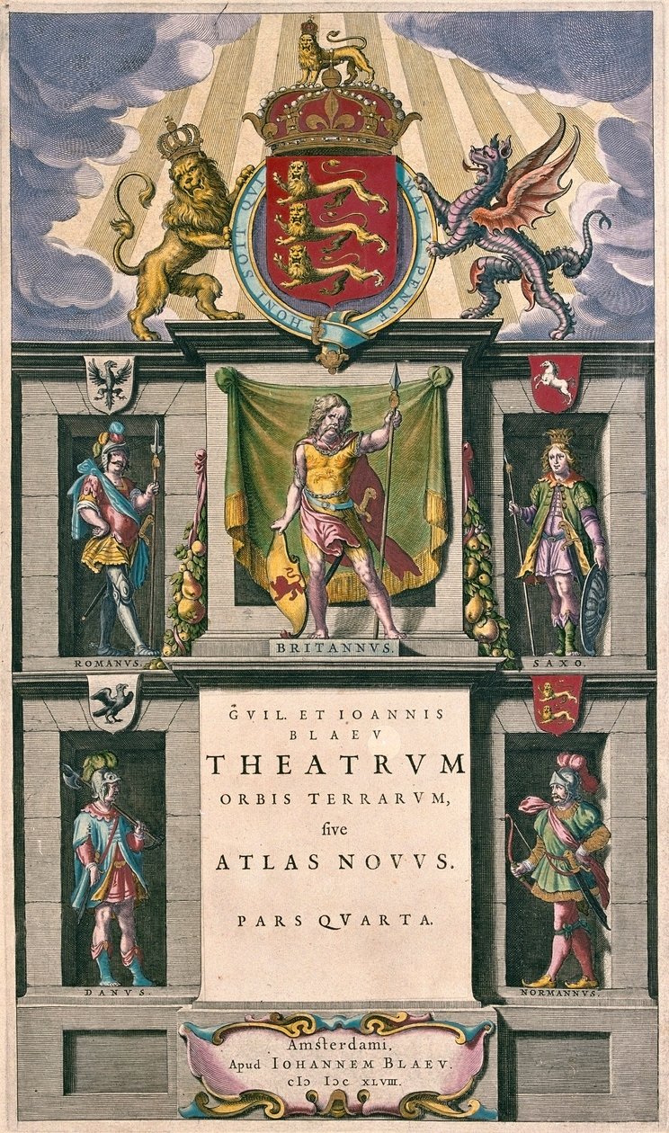 阿姆斯特丹 Willem Blaeu 的 "Theatrum Orbis Terrarum, sive Atlas Novus "中 作者 威廉·布劳