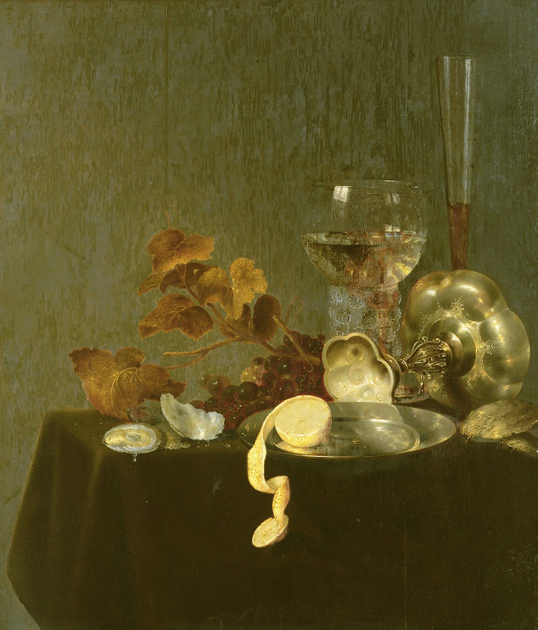 静物 作者 威廉·克拉斯（Willem Claesz）。赫达