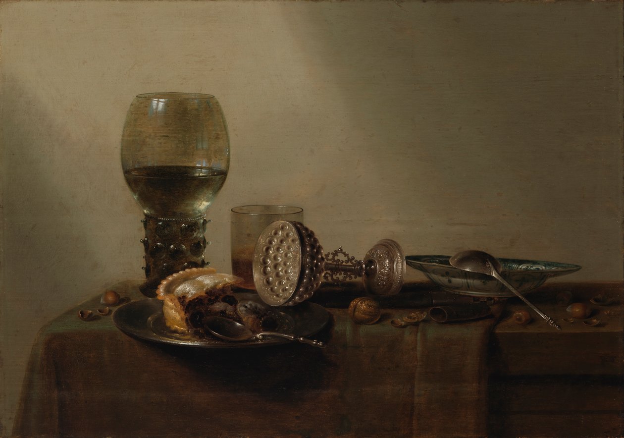 静物》，1637年。 作者 威廉·克拉斯（Willem Claesz）。赫达