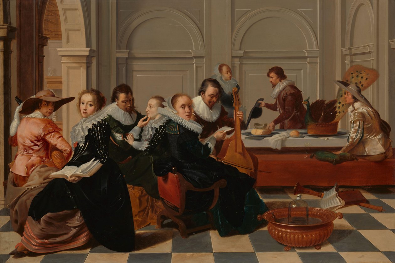 音乐聚会 作者 Willem Cornelisz Duyster（复制后）