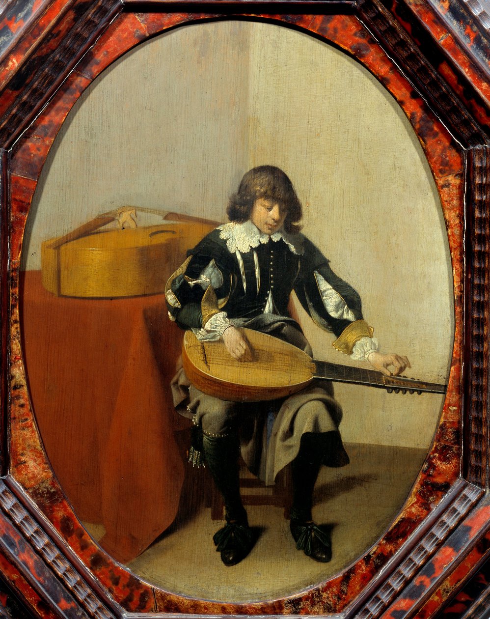年轻的音乐家。 Willem Cornelisz Duyster (1600-1635) Ec. 的绘画。 霍尔。 作者 威廉·科内利斯·杜伊斯特
