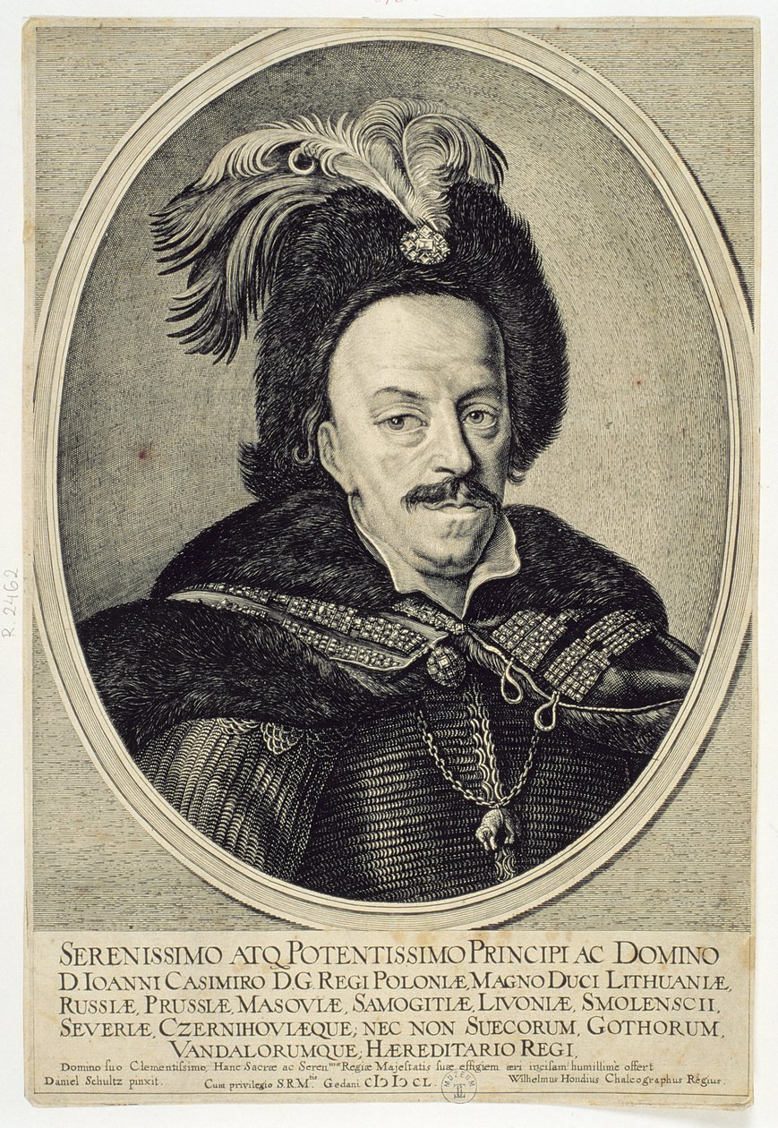 John Kazimir Vasa（1609-72）1650 作者 威廉洪迪乌斯