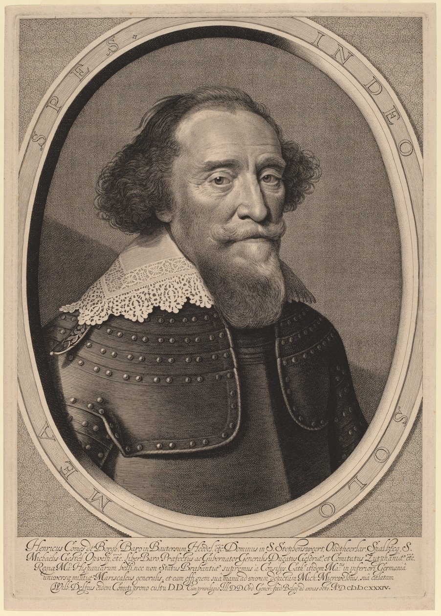 亨利伯爵 作者 威廉·雅各布斯·德尔夫 (Willem Jacobsz Delff) 继米歇尔·范·米勒维尔德之后