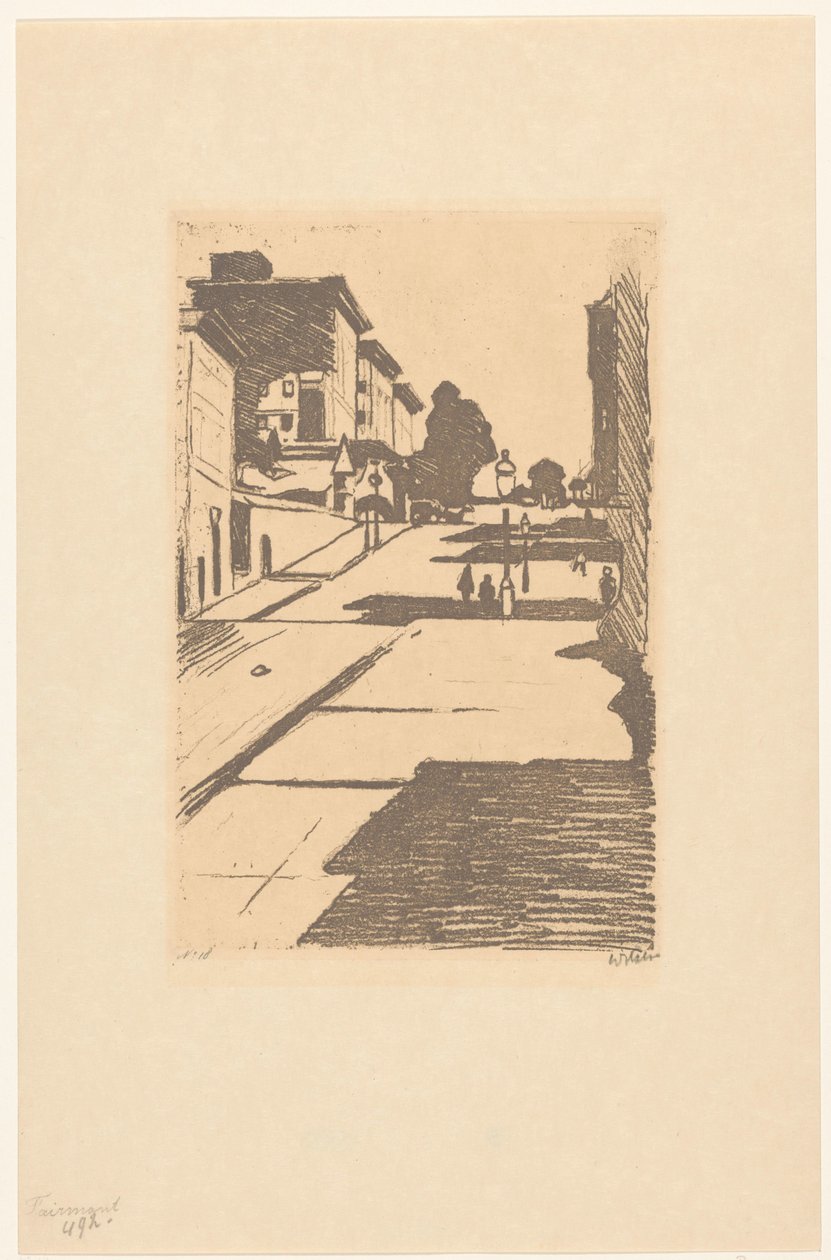 旧金山梅松街和费尔蒙酒店景观
费尔蒙 作者 Willem Witsen（艺术家签名）