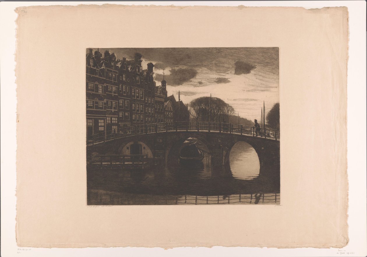 阿姆斯特丹 Brouwersgracht 作者 威廉·阿诺杜斯·维特森