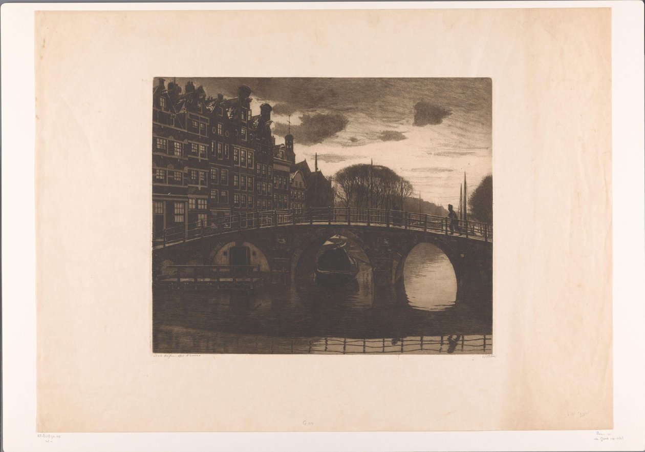 阿姆斯特丹 Brouwersgracht 作者 威廉·阿诺杜斯·维特森