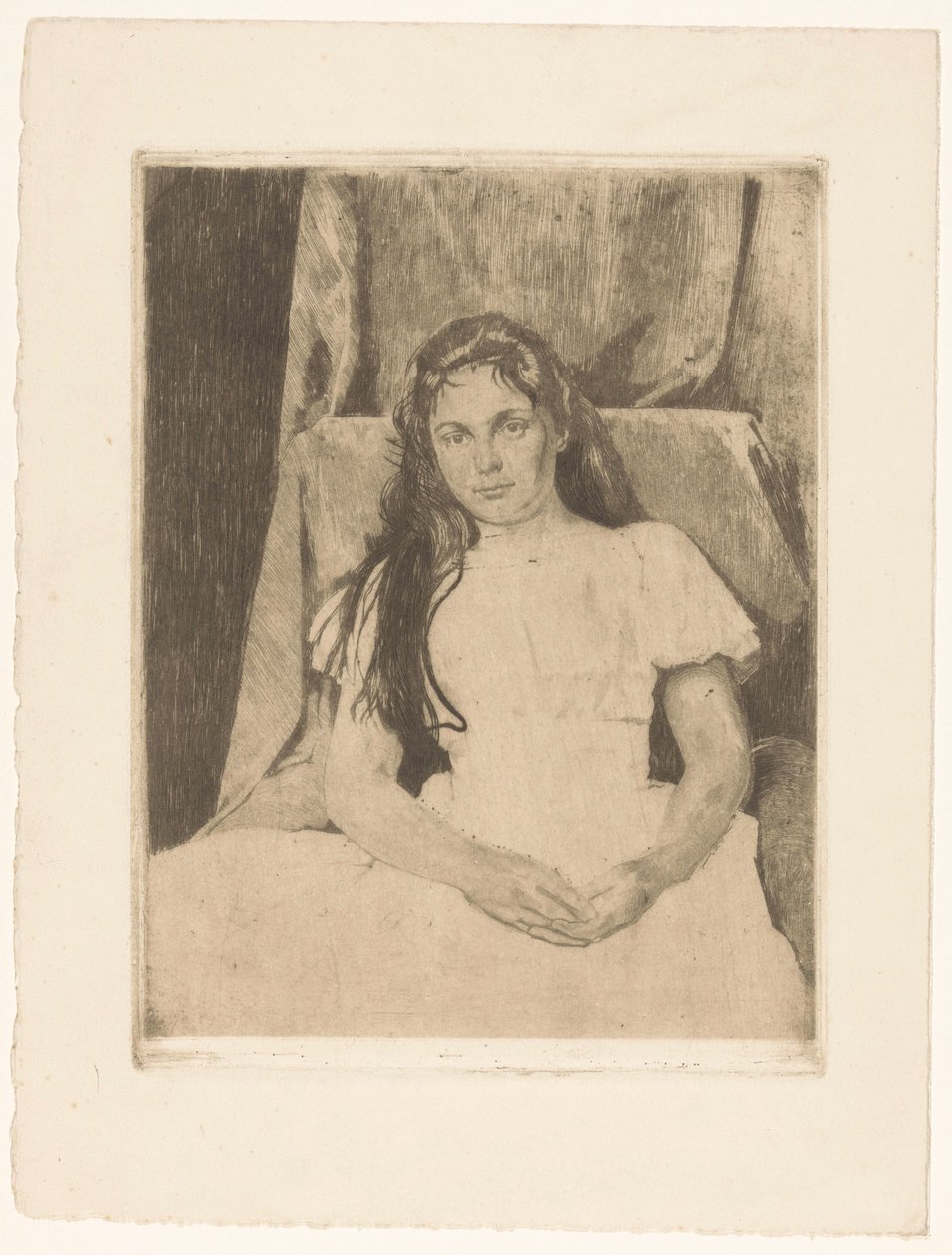 Portret van een onbekende vrouw 作者 威廉·阿诺杜斯·维特森