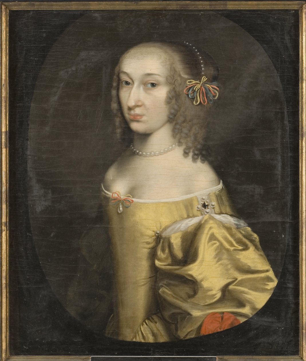 Edwige Sophie de Brandebourg - Portrait of Margravine Hedwig Sophie of Brandenburg (1623-1683), by Honthorst, Willem van (1594-1666). Oil on canvas 作者 威廉·范·洪特霍斯特