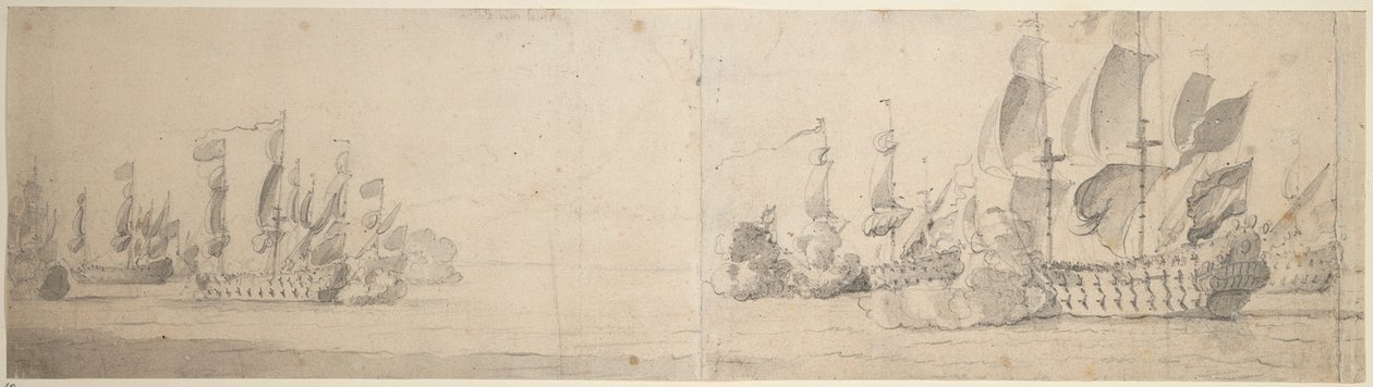 海滩和范根特的行动 作者 威廉·范·德·维尔德·韦尔德