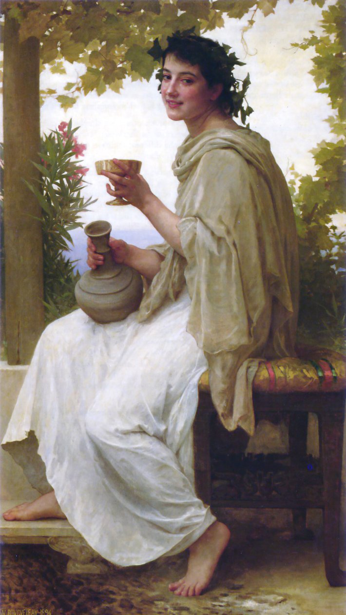 Bacchante 作者 威廉·阿道夫·布格罗