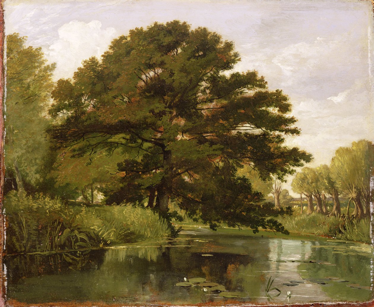 在Isis，Waterperry，牛津郡，1806年 作者 威廉·阿尔弗雷德·德拉莫特