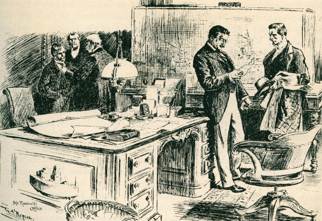 西奥多·罗斯福于1897年 作者 威廉·艾伦·罗杰斯