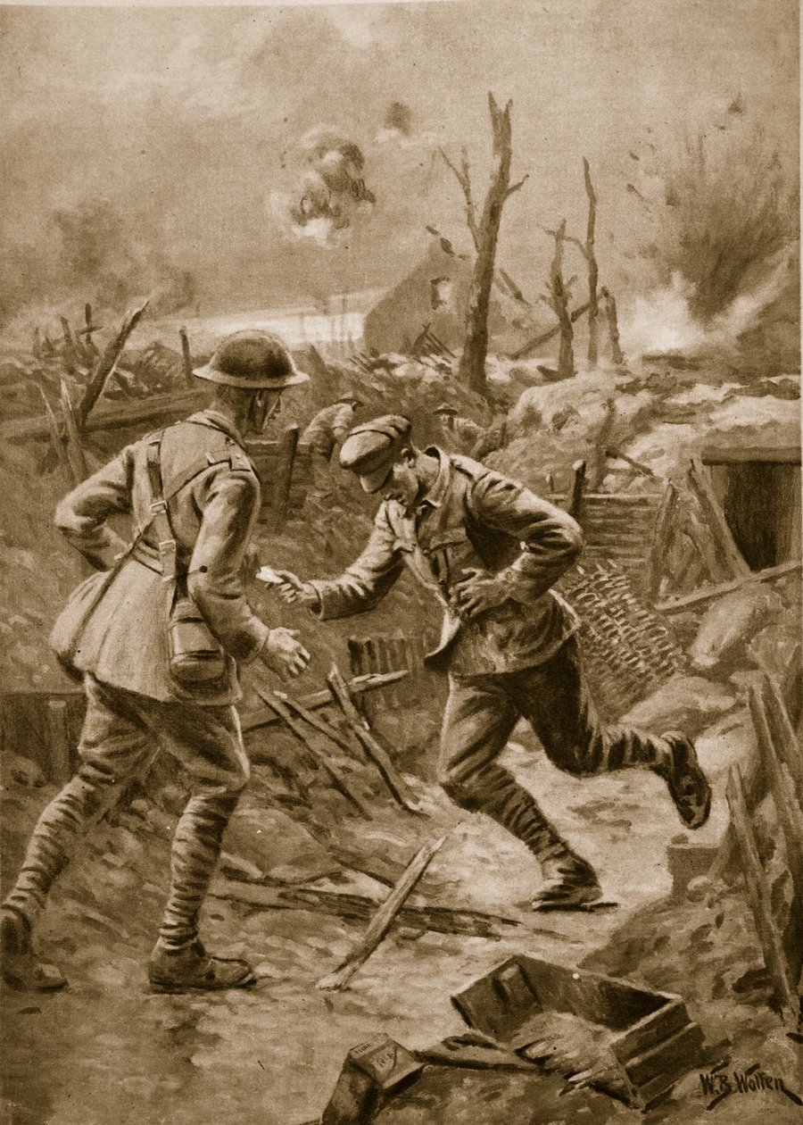“忠实于死亡”：受伤的英国跑者在他传递信息时死去，1914-19 作者 威廉·巴恩斯（William Barnes）羊毛