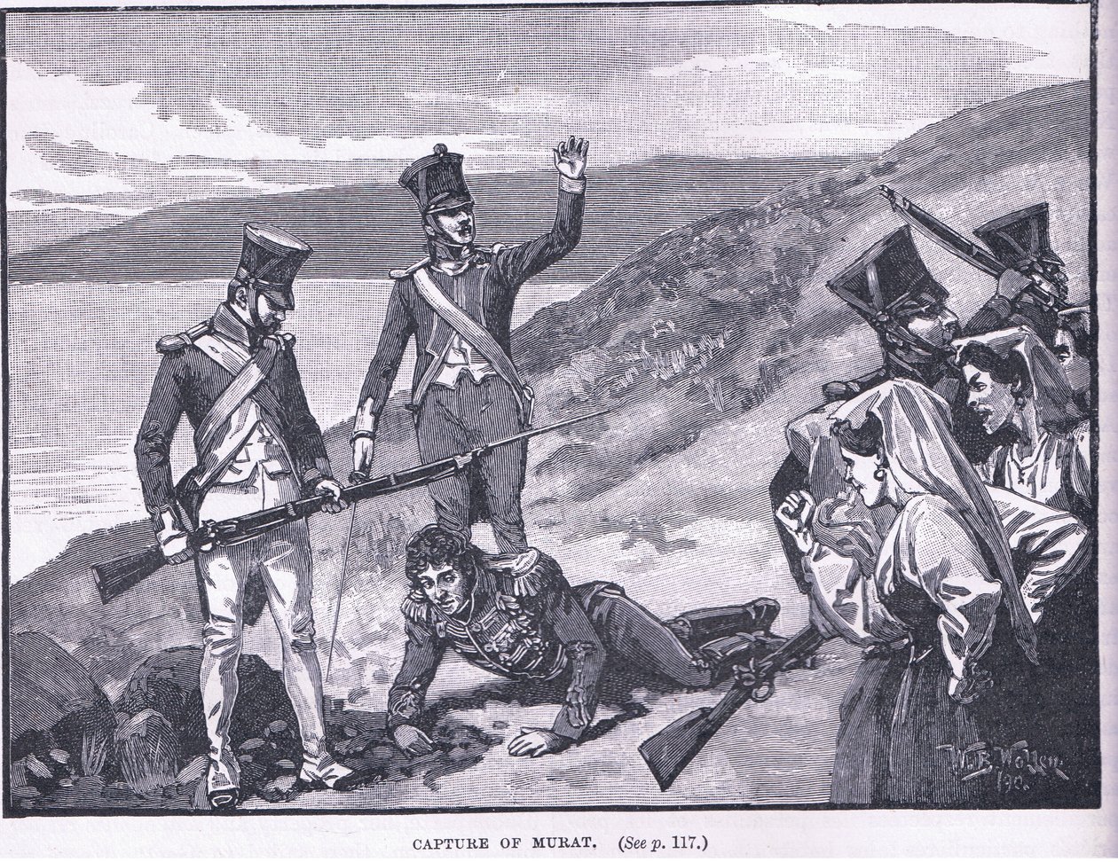 捕获Murat AD 1815 作者 威廉·巴恩斯（William Barnes）羊毛