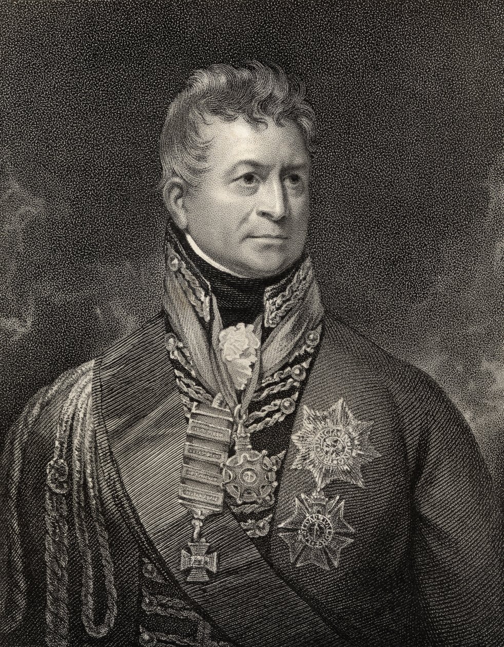 托马斯·皮克顿爵士，由Peltro William Tomkins（1760-1840）镌刻，来自“国家肖像画廊，第二卷”，出版于1835年 作者 威廉·比奇