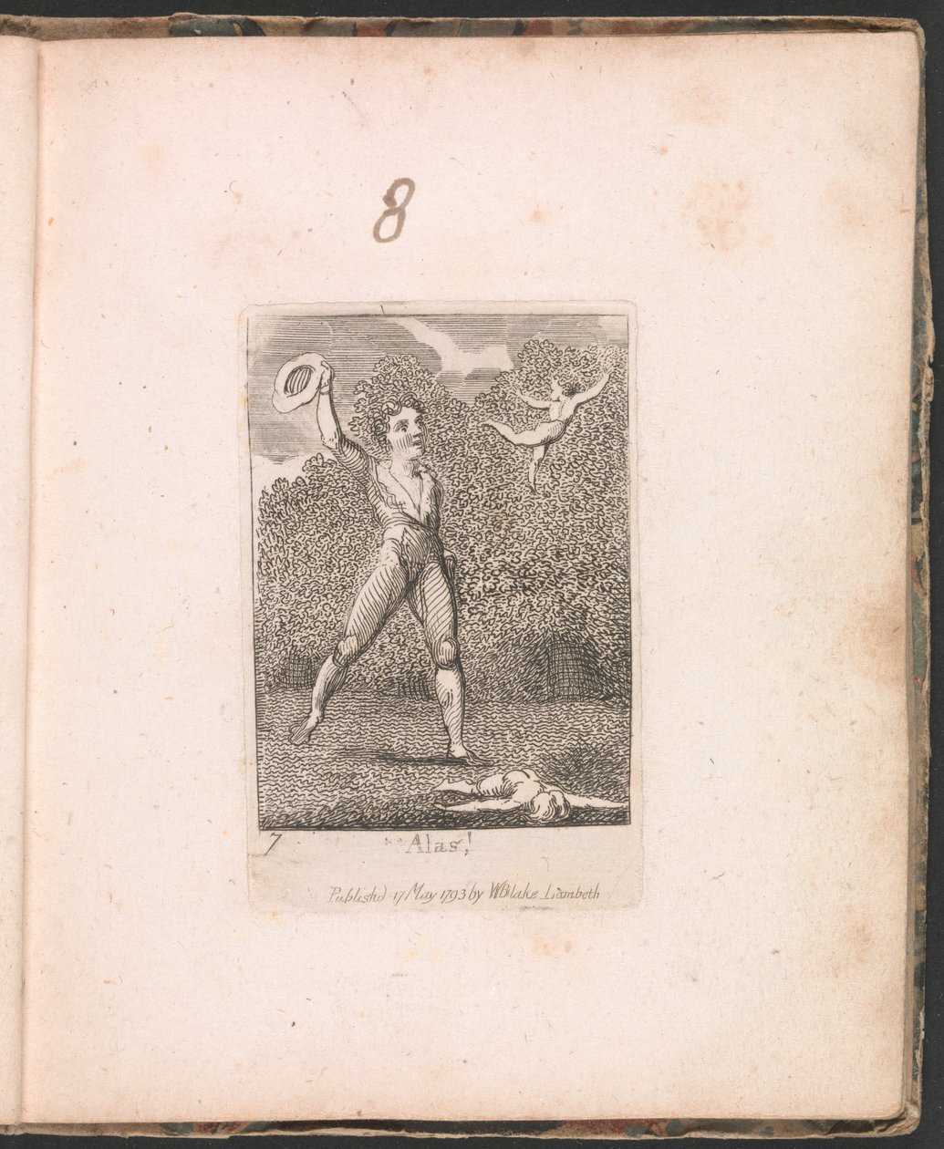 唉，来自For Children的9号板块。天堂之门，1793年 作者 威廉·布雷克