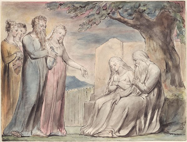 Blake Book of Job Linell 作者 威廉·布雷克