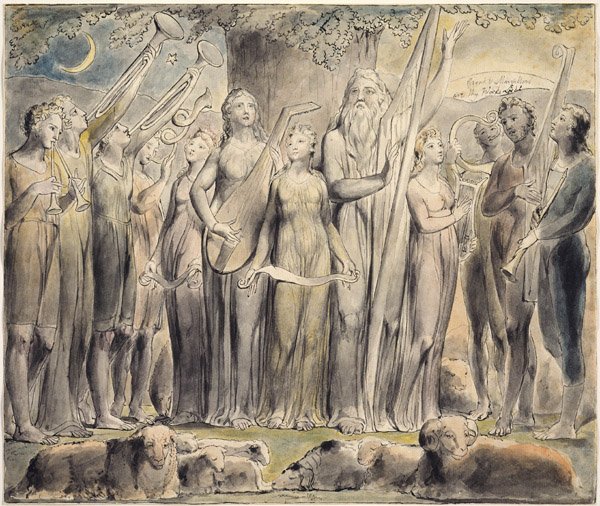 Blake Book of Job Linell 作者 威廉·布雷克