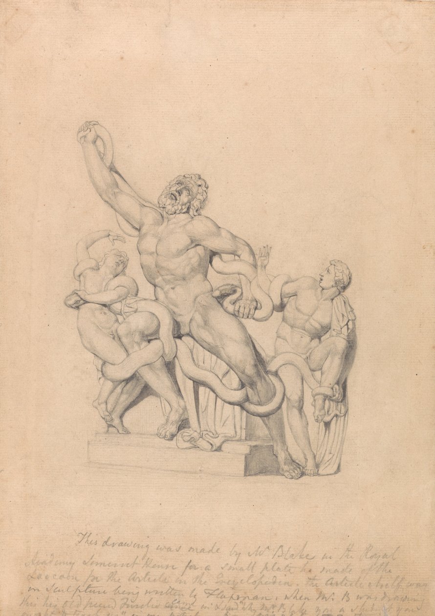 复制Laocoön，为ReessCortopædia 作者 威廉·布雷克