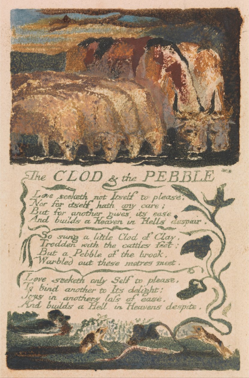 纯真和经验之歌，板块36，The Clod und the Pebble（Bentley 32） 作者 威廉·布雷克