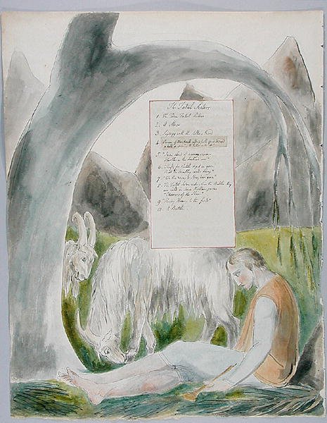 致命的姐妹，设计66来自托马斯格雷的诗，1797年至1998年（纸与笔墨水） 作者 威廉·布雷克