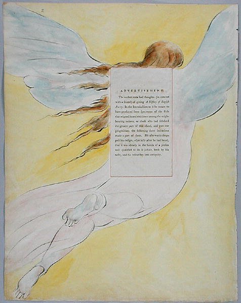 致命的姐妹，设计68年来自托马斯格雷的诗，1797年至1998年（纸与笔墨水） 作者 威廉·布雷克
