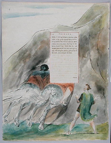 致命的姐妹，设计70年来自托马斯格雷的诗，1797年至1998年（纸与笔墨水） 作者 威廉·布雷克