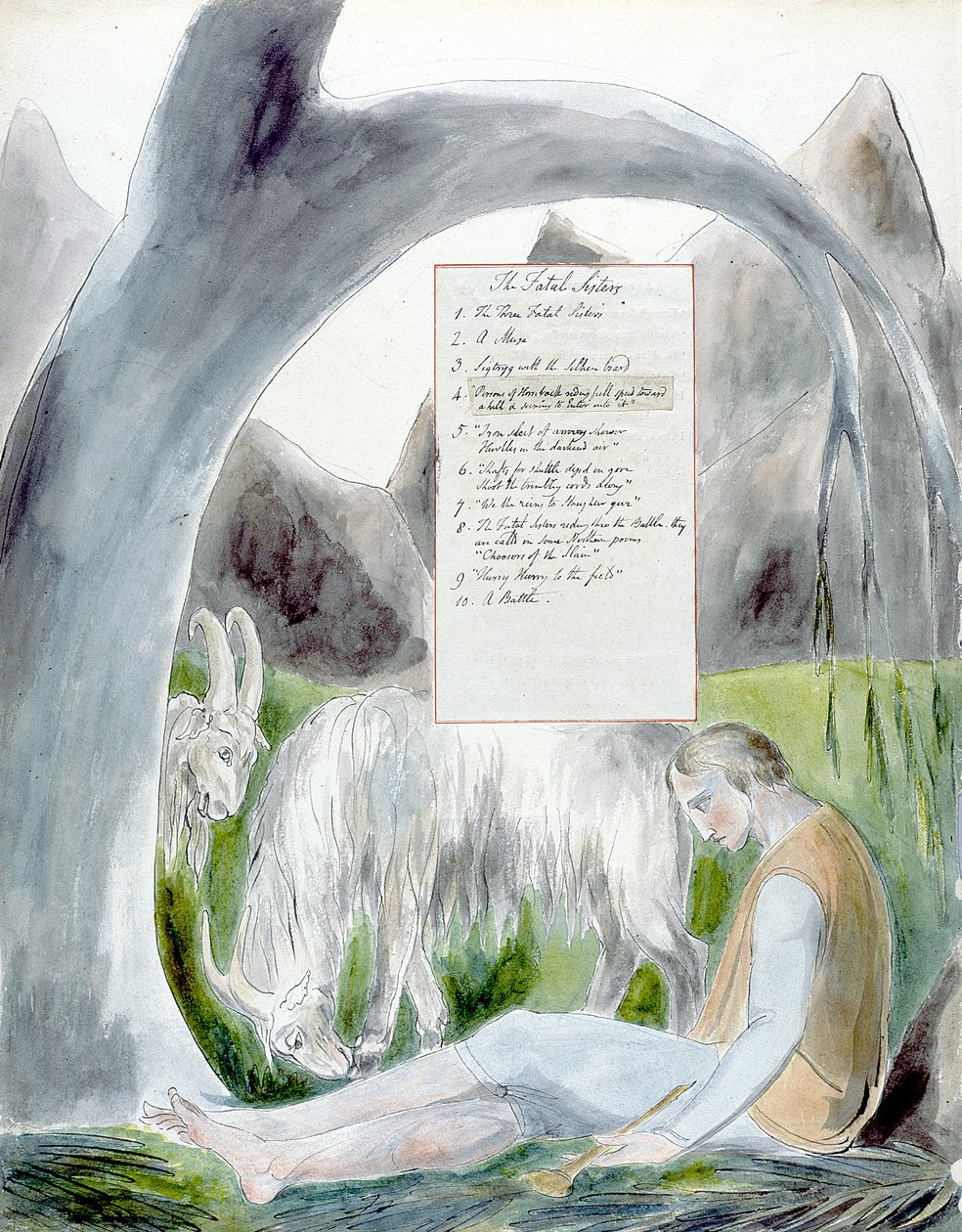 托马斯·格雷的诗，设计66 The Bard 14 作者 威廉·布雷克