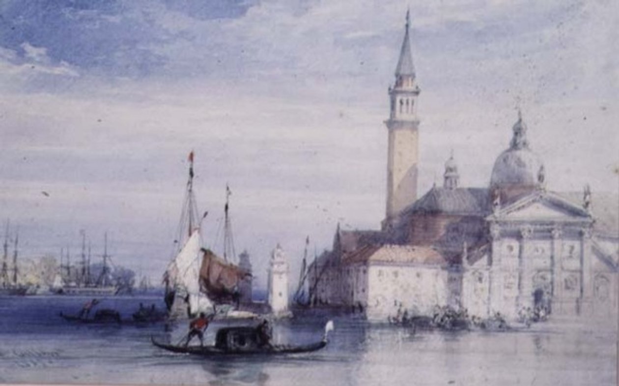 San Giorgio，威尼斯，19世纪 作者 威廉·卡洛