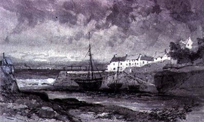 Lynmouth by William Carter（fl.1836-76） 作者 查尔斯·威廉·卡特