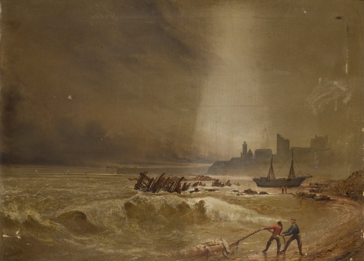 1871年泰恩茅斯海景 作者 威廉·康奈尔
