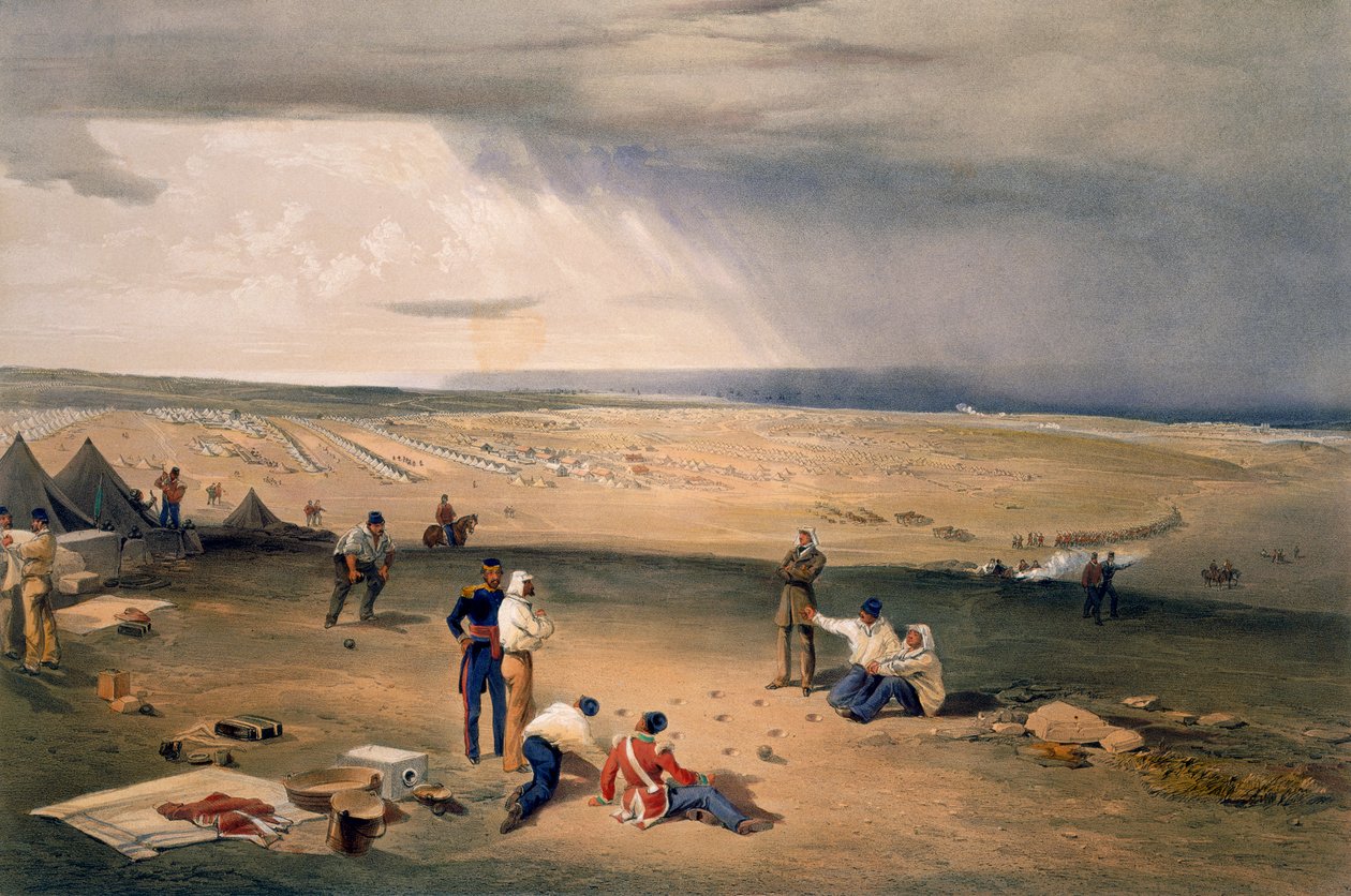 第三师营，来自“东方战争所在地”，酒吧。作者：Paul und Dominic Colnaghi und Co.，1856 作者 威廉·克里米亚·辛普森