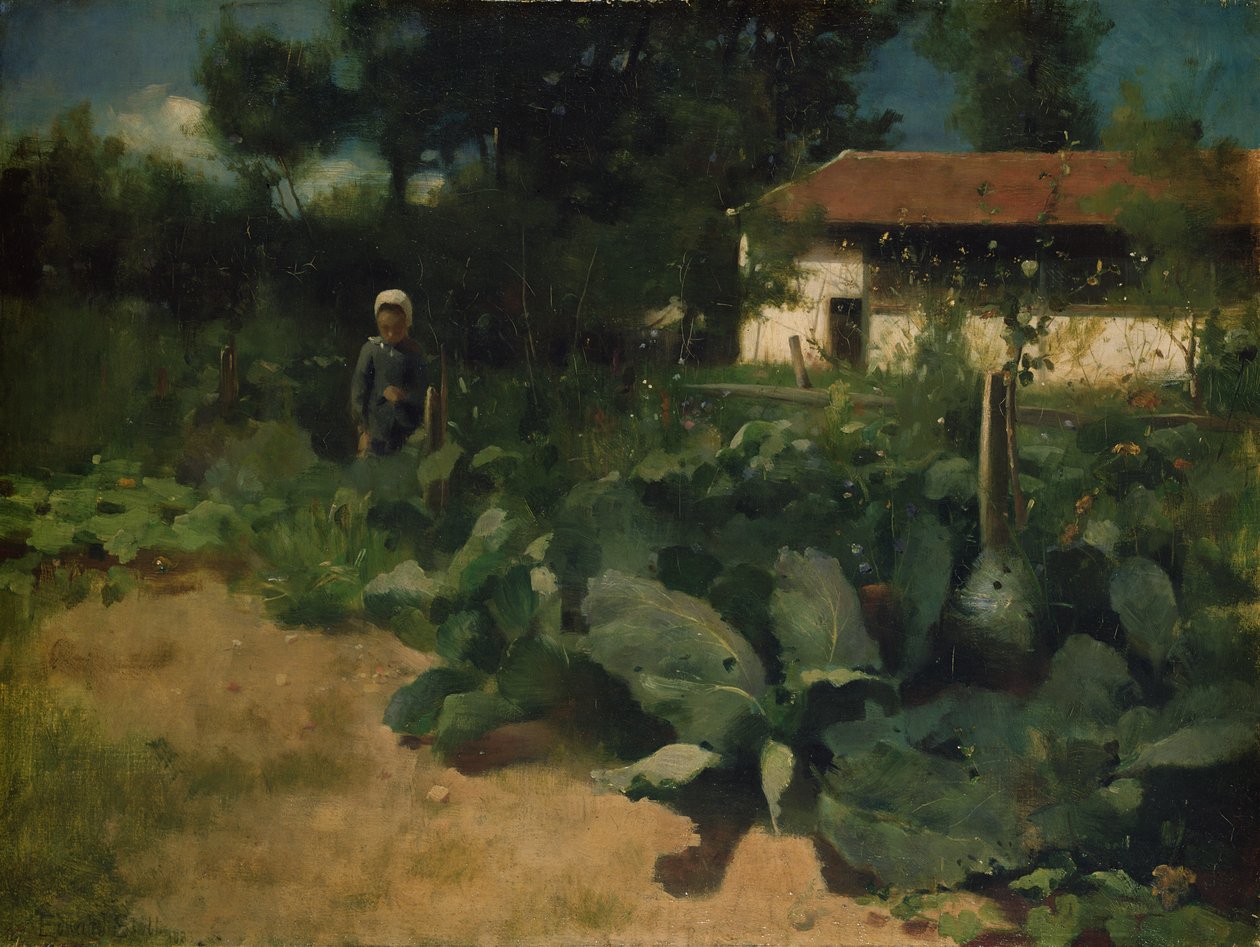 法国菜园，1883年 作者 威廉·爱德华·斯托特