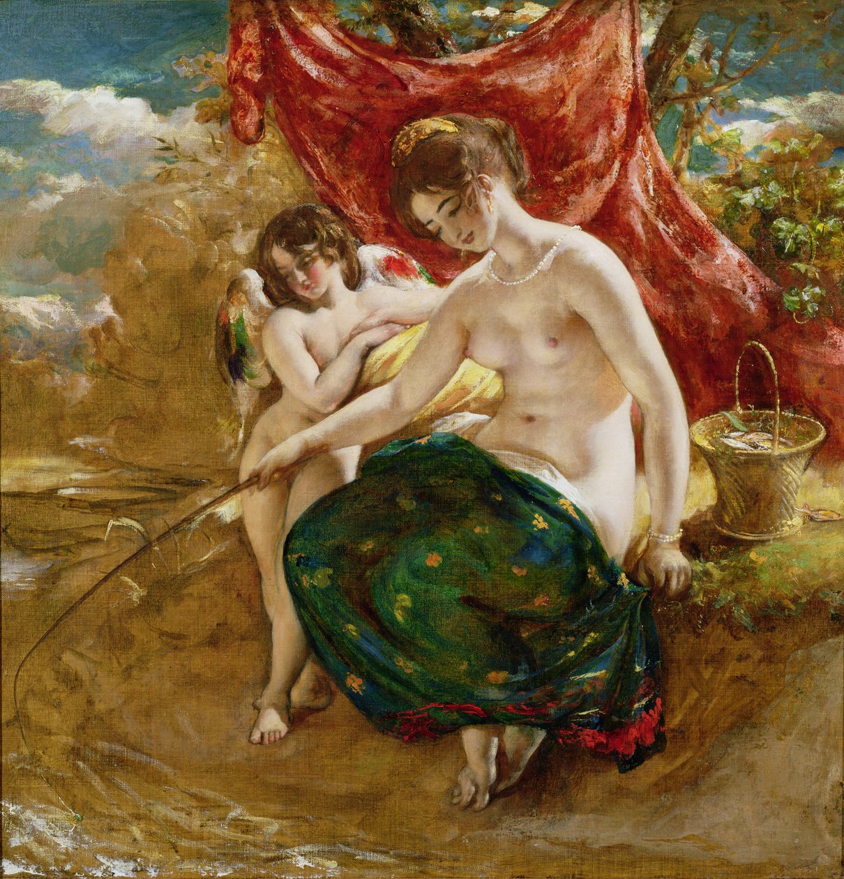 爱的钓鱼，1831年 作者 威廉·埃蒂