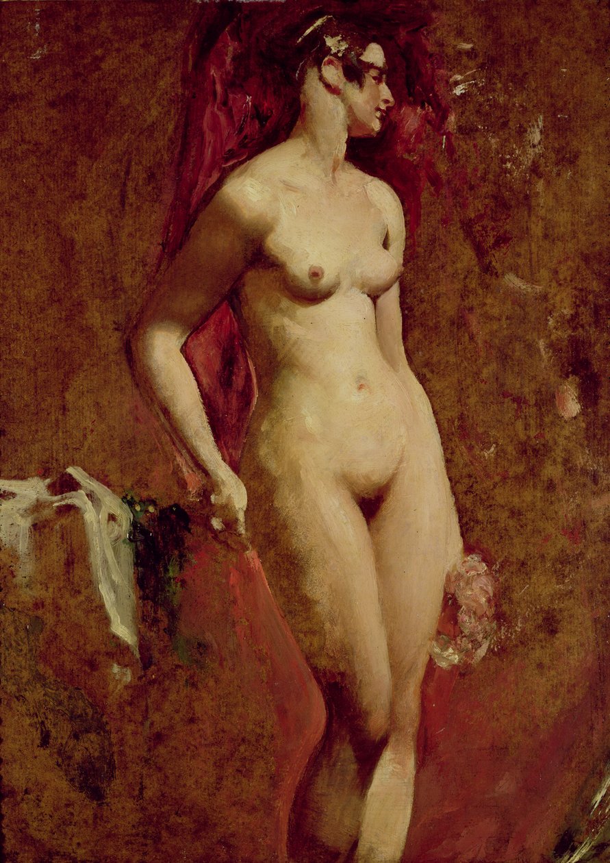 裸体女性站立 作者 威廉·埃蒂