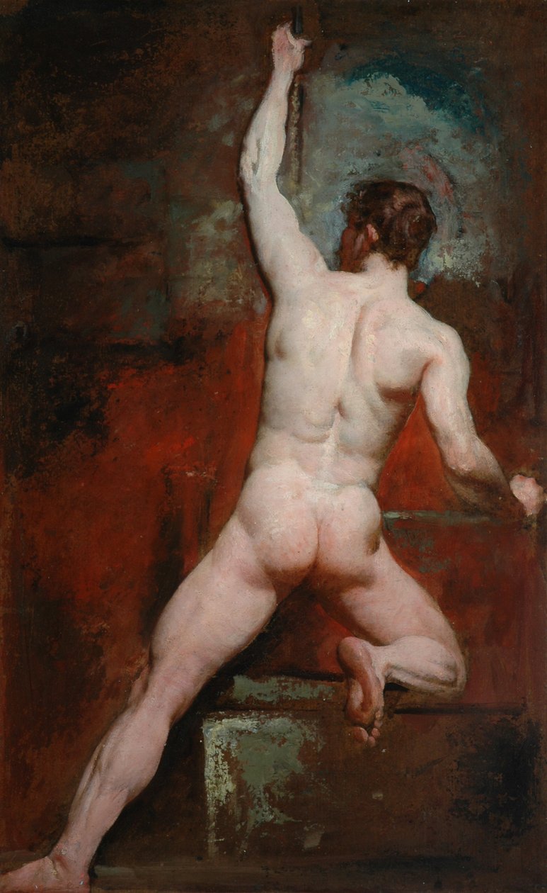 研究裸体男，c.1807-49 作者 威廉·埃蒂
