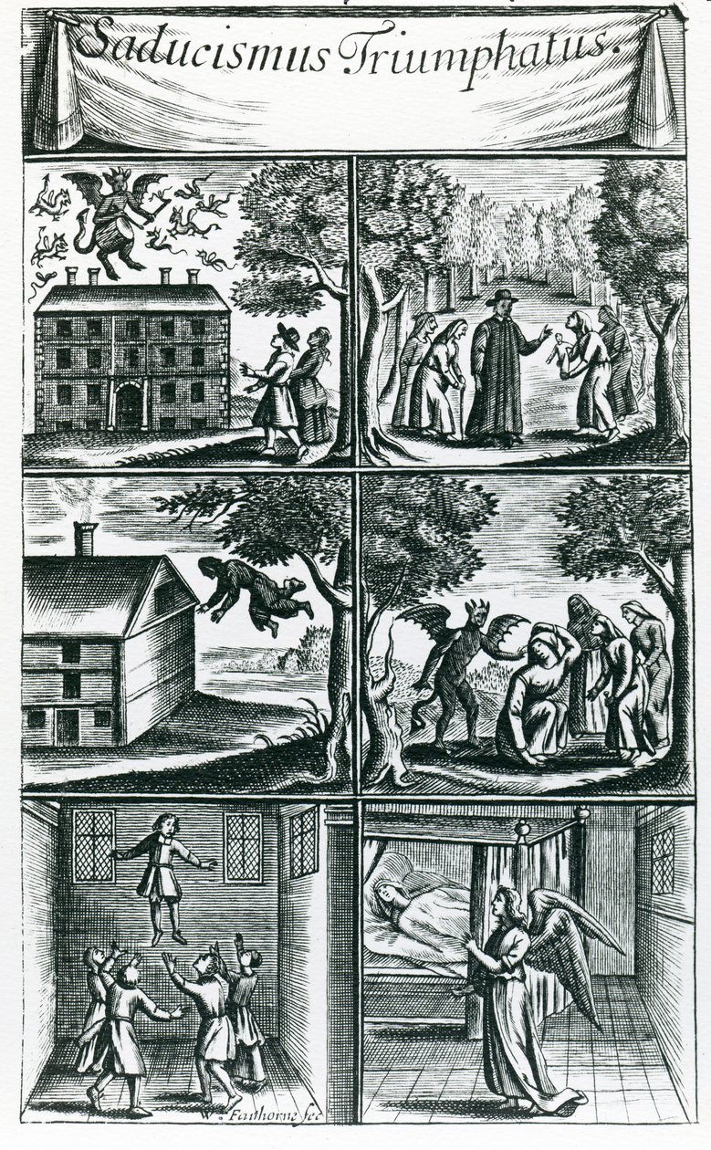 Saducismus Triumphatus，第二部分，由艺术家雕刻 作者 威廉·法索恩