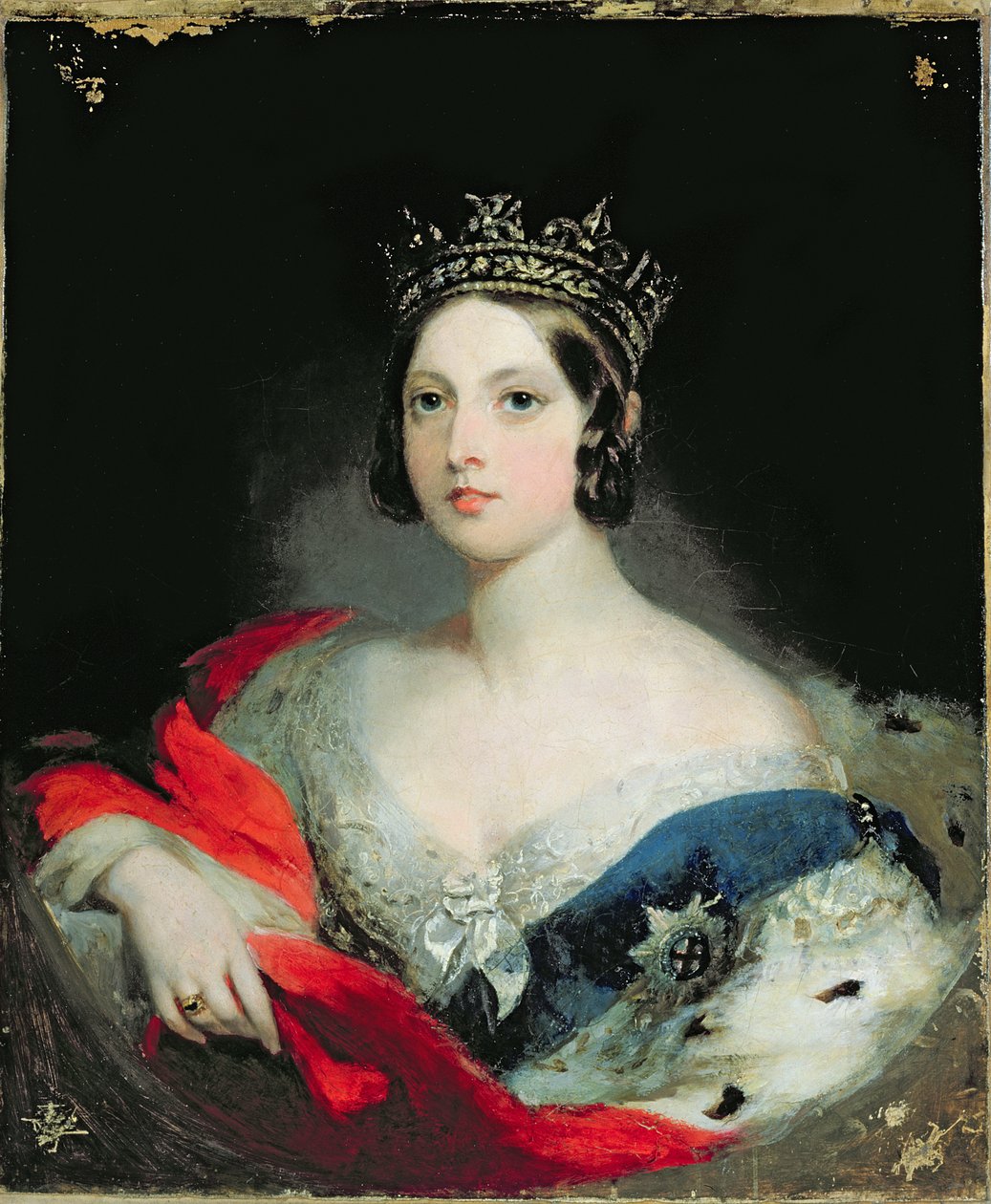 维多利亚女王，1843年 作者 威廉·福勒