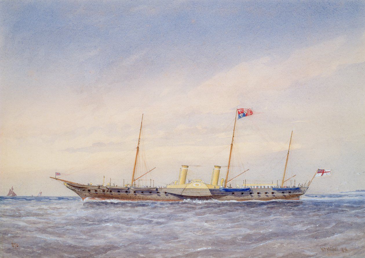 皇家游艇奥斯本，1876年 作者 威廉·弗雷德里克·米切尔