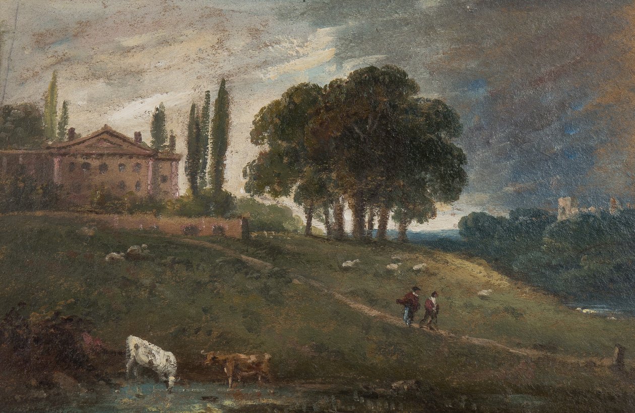 Hampstead capriccio，1828 作者 威廉·乔治·詹宁斯